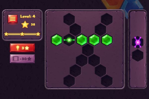 Amazing Sticky Hex 🕹️ 💡 | Jogo de navegador de quebra-cabeças de lógica - Imagem 2