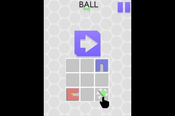 Ball Way 🕹️ 💡 | Juego de navegador rompecabezas de lógica - Imagen 1