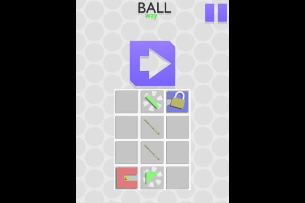 Ball Way 🕹️ 💡 | Juego de navegador rompecabezas de lógica - Imagen 2