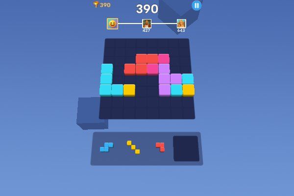 Block Puzzle 3D 🕹️ 💡 | Free Puzzle Logic Browser Game - Image 2