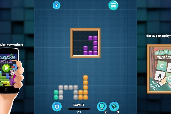 Blocks 🕹️ 💡 | Free Puzzle Logic Browser Game - Image 1