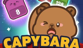 Capybara Block Drop