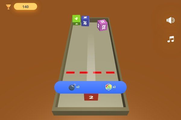 Chain Cube 2048 🕹️ 💡 | Free Puzzle Arcade Browser Game - Image 2
