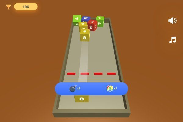 Chain Cube 2048 🕹️ 💡 | Gioco per browser rompicapo arcade - Immagine 3