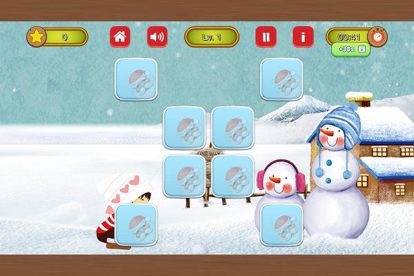 Christmas Memory 🕹️ 💡 | Free Puzzle Cards Browser Game - Image 1
