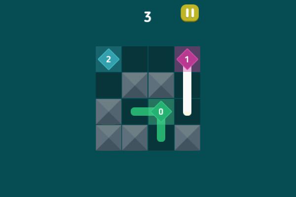 Cross Path 🕹️ 💡 | Puzzle Logik Kostenloses Browserspiel - Bild 3