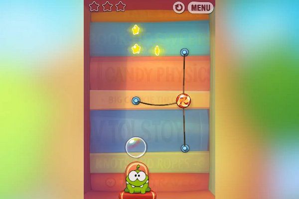 Cut the Rope Experiments 🕹️ 💡 | Free Puzzle Logic Browser Game - Image 2