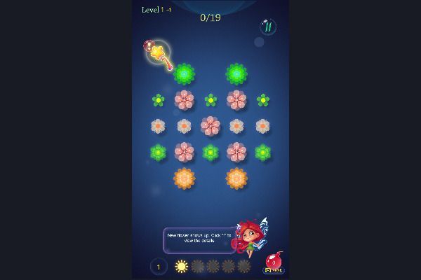 Flower saga 🕹️ 💡 | Free Puzzle Logic Browser Game - Image 1