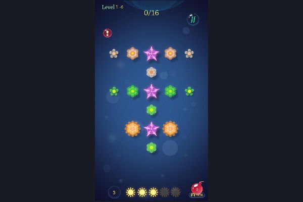 Flower saga 🕹️ 💡 | Free Puzzle Logic Browser Game - Image 2