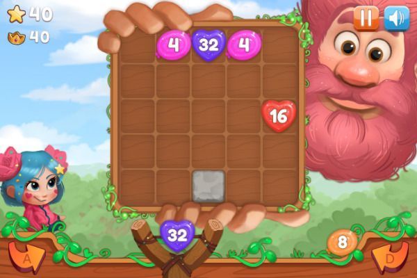 Giant 2048 🕹️ 💡 | Juego de navegador rompecabezas de lógica - Imagen 1