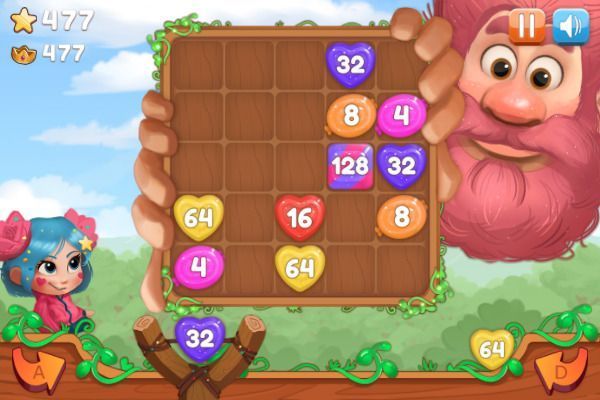 Giant 2048 🕹️ 💡 | Juego de navegador rompecabezas de lógica - Imagen 3