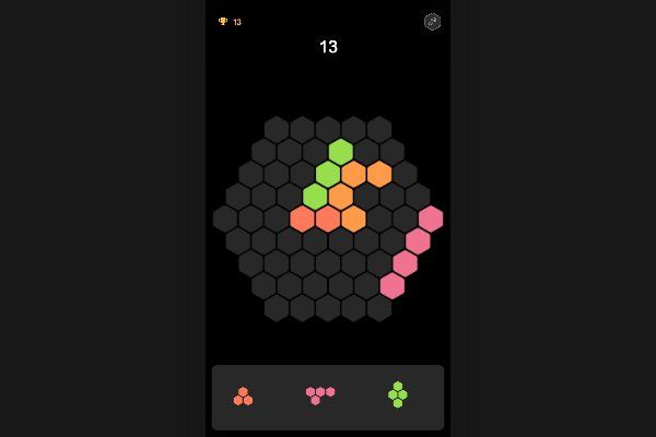 Hexa Block Puzzle 🕹️ 💡 | Puzzle Logik Kostenloses Browserspiel - Bild 1