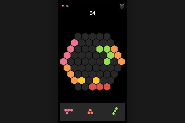 Hexa Block Puzzle 🕹️ 💡 | Free Puzzle Logic Browser Game - Image 2