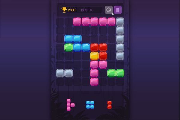 Jewel Blocks Quest 🕹️ 💡 | Puzzle Logik Kostenloses Browserspiel - Bild 2