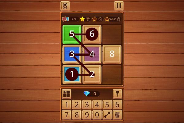 Link the Numbers 🕹️ 💡 | Free Puzzle Logic Browser Game - Image 2
