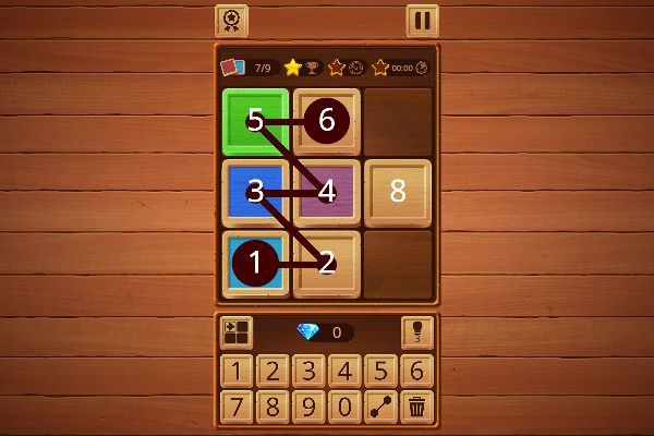 Link the Numbers 🕹️ 💡 | Puzzle Logik Kostenloses Browserspiel - Bild 2