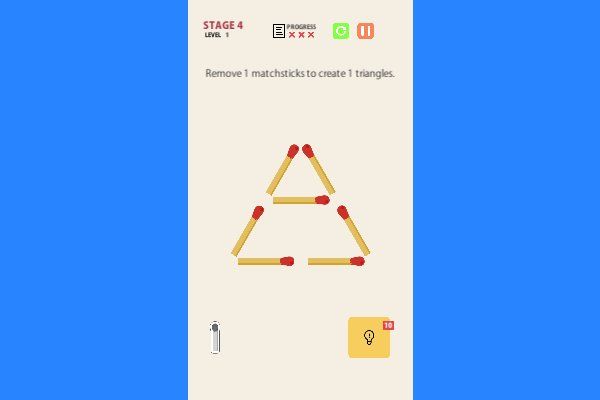 Matchstick 🕹️ 💡 | Jogo de navegador de quebra-cabeças de lógica - Imagem 3