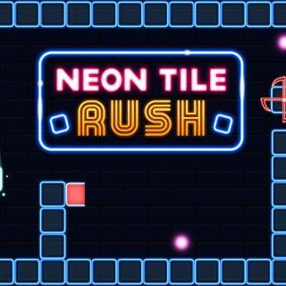 Play Neon Tile Rush  🕹️ 💡