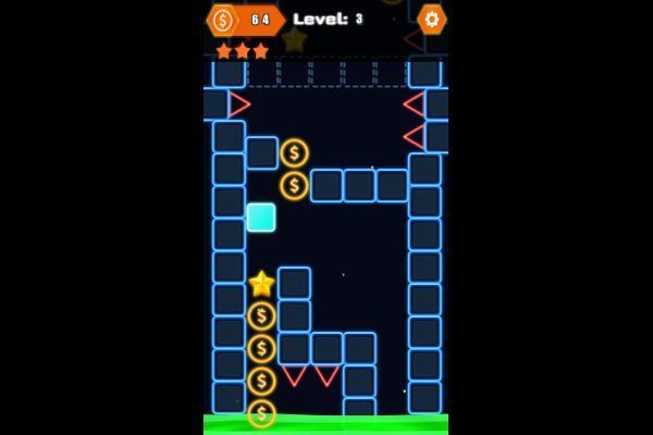 Neon Tile Rush 🕹️ 💡 | Jeu de navigateur d'arcade de puzzle - Image 3