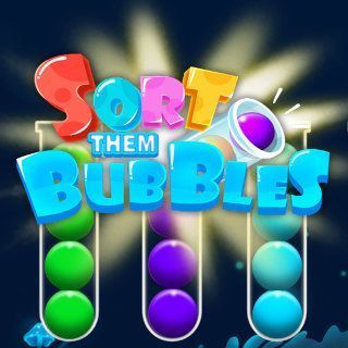 Spielen sie Sort Them Bubbles  🕹️ 💡