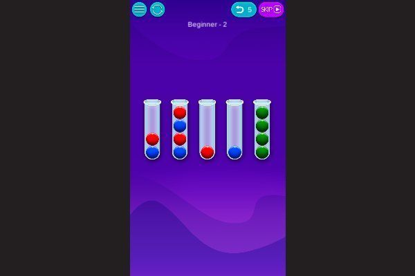 Sort Them Bubbles 🕹️ 💡 | Jeu de navigateur de puzzle de logique - Image 2