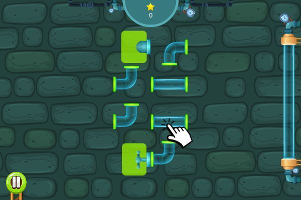 Tap My Water 🕹️ 💡 | Puzzle Kostenloses Browserspiel - Bild 1