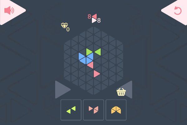 Triangles 🕹️ 💡 | Free Puzzle Logic Browser Game - Image 1