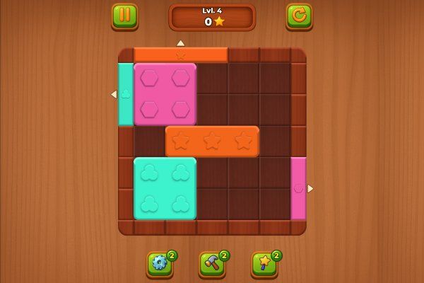 Wood Blocks Jam 🕹️ 💡 | Gioco per browser rompicapo di logica - Immagine 2