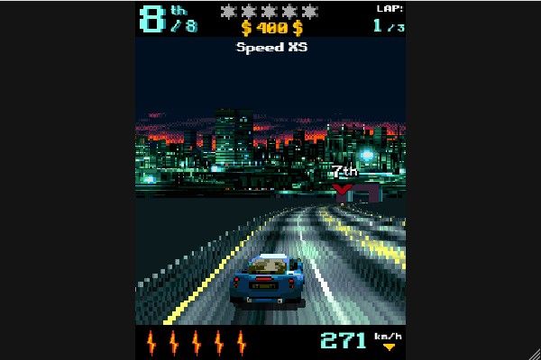 Asphalt Retro 🕹️ 🏁 | Jogo de navegador arcade de corridas - Imagem 2