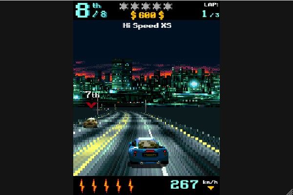 Asphalt Retro 🕹️ 🏁 | Gioco per browser arcade di corse - Immagine 3