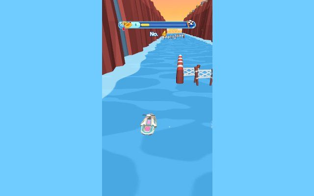 Boat Rush 🕹️ 🏁 | Gioco per browser arcade di corse - Immagine 1