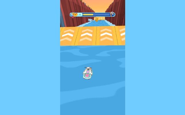 Boat Rush 🕹️ 🏁 | Jogo de navegador arcade de corridas - Imagem 3