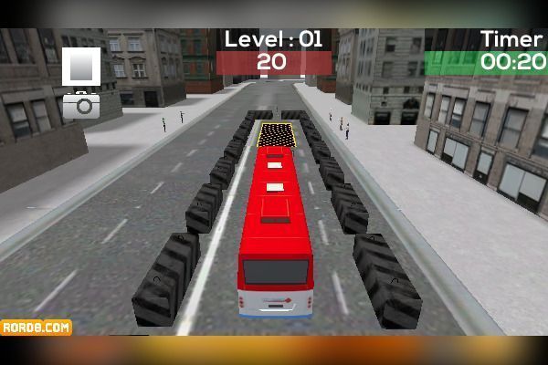 Bus Parking 3D 🕹️ 🏁 | Jeu de navigateur d'adresse de courses - Image 1