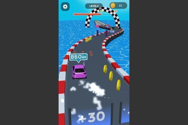 Count Speed 3D 🕹️ 🏁 | Arcade Rennsport Kostenloses Browserspiel - Bild 3
