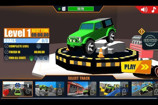 Dangerous Speedway Cars 🕹️ 🏁 | Juego de navegador con la física de carreras - Imagen 1