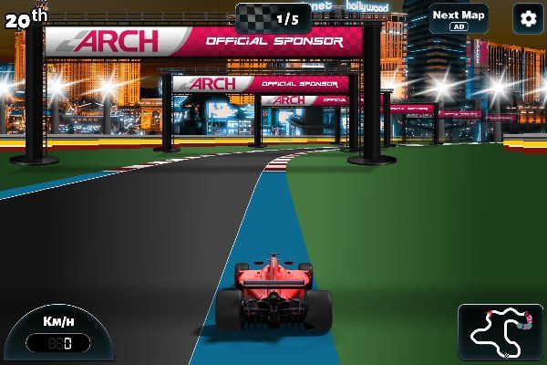 Formula Rush 🕹️ 🏁 | Arcade Rennsport Kostenloses Browserspiel - Bild 3