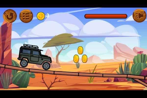 Jeep Driver 🕹️ 🏁 | Arcade Rennsport Kostenloses Browserspiel - Bild 2