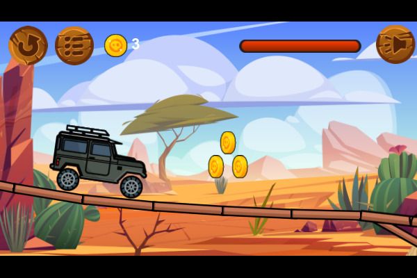 Jeep Driver 🕹️ 🏁 | Jogo de navegador arcade de corridas - Imagem 2