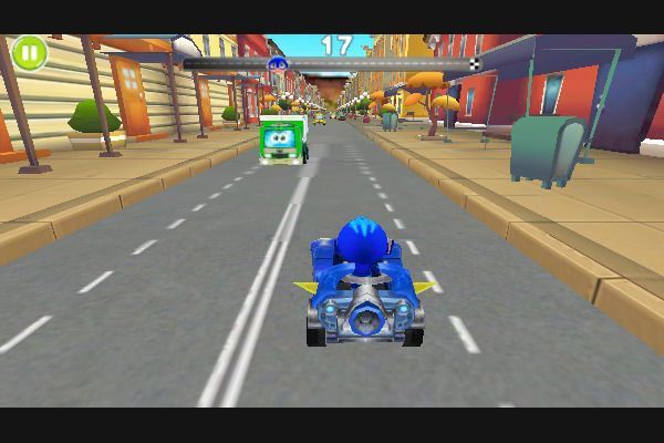 Masks Heroes Racing Kid 🕹️ 🏁 | Juego de navegador arcade de carreras - Imagen 1