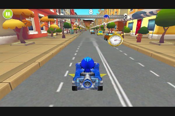Masks Heroes Racing Kid 🕹️ 🏁 | Jogo de navegador arcade de corridas - Imagem 2