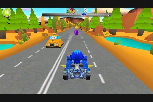 Masks Heroes Racing Kid 🕹️ 🏁 | Jogo de navegador arcade de corridas - Imagem 3