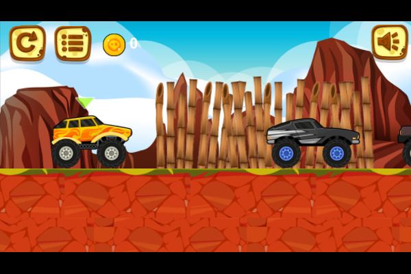 Monster Truck Racing 🕹️ 🏁 | Arcade Rennsport Kostenloses Browserspiel - Bild 1