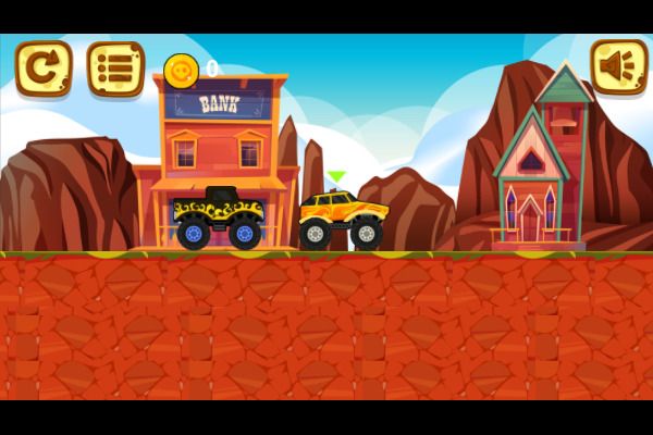 Monster Truck Racing 🕹️ 🏁 | Gioco per browser arcade di corse - Immagine 2