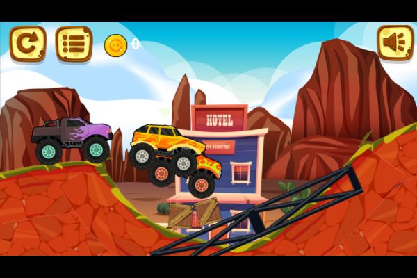 Monster Truck Racing 🕹️ 🏁 | Juego de navegador arcade de carreras - Imagen 3