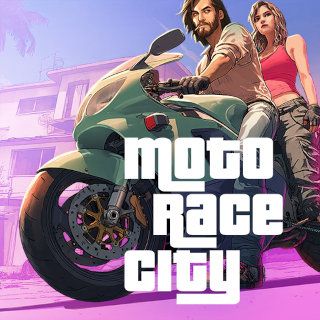 Spielen sie Moto Race City  🕹️ 🏁