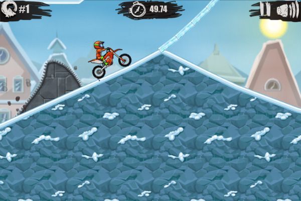 Moto X3M Winter 🕹️ 🏁 | Free Arcade Racing Browser Game - Image 3