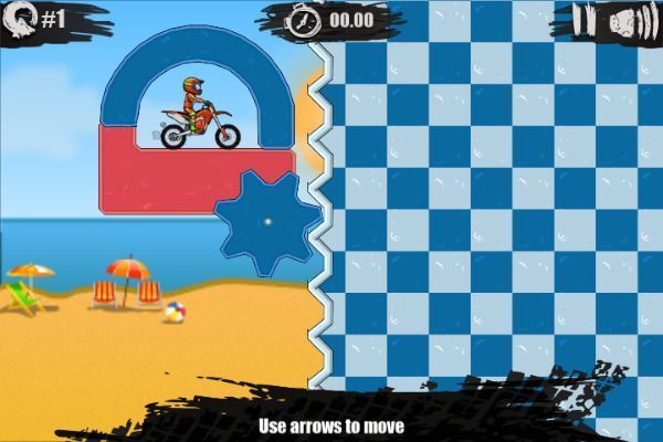 Moto XM Pool Party 🕹️ 🏁 | Jogo de navegador de corridas com física - Imagem 1