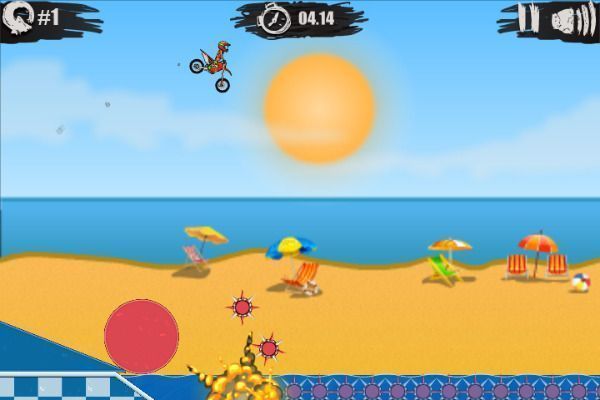 Moto XM Pool Party 🕹️ 🏁 | Jeu de navigateur de courses de physique - Image 2