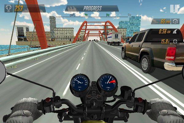 Motorcycle Racer Road Mayhem 🕹️ 🏁 | Juego de navegador arcade de carreras - Imagen 2