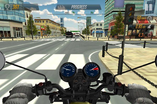 Motorcycle Racer Road Mayhem 🕹️ 🏁 | Juego de navegador arcade de carreras - Imagen 3
